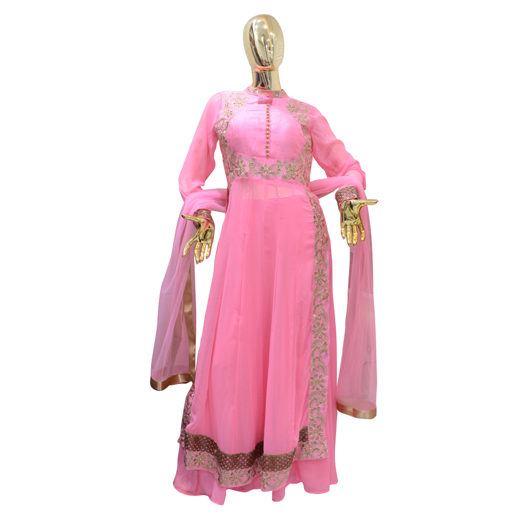 Karishma Ladies Party Wear Lehenga - Georgette Fabric, Full Sleeves Ethnic Style | Eye-Catching Design, Lightweight & Mesmerizing Appearance