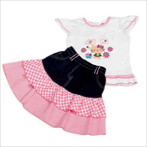 Girls Pink Skirt & Top By RED ROSES INTERNATIONAL
