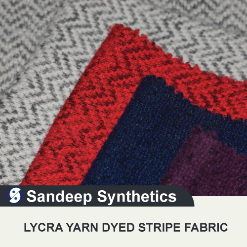 Lycra Yarn Dyed Stripe Fabric By SANDEEP SYNTHETICS