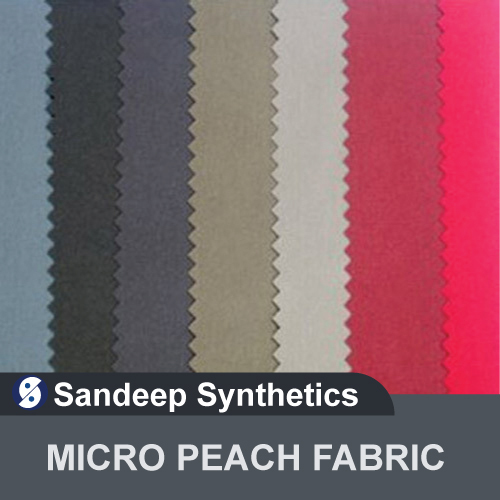 Micro Peach Fabric By SANDEEP SYNTHETICS