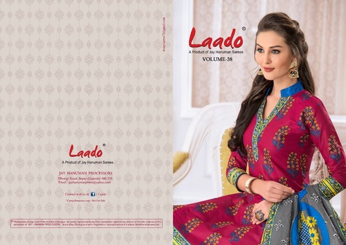 Cotton printed dress materials laado vol-38