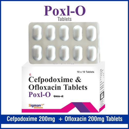 Cefpodoxime 200 mg. + Ofloxacin 200mg