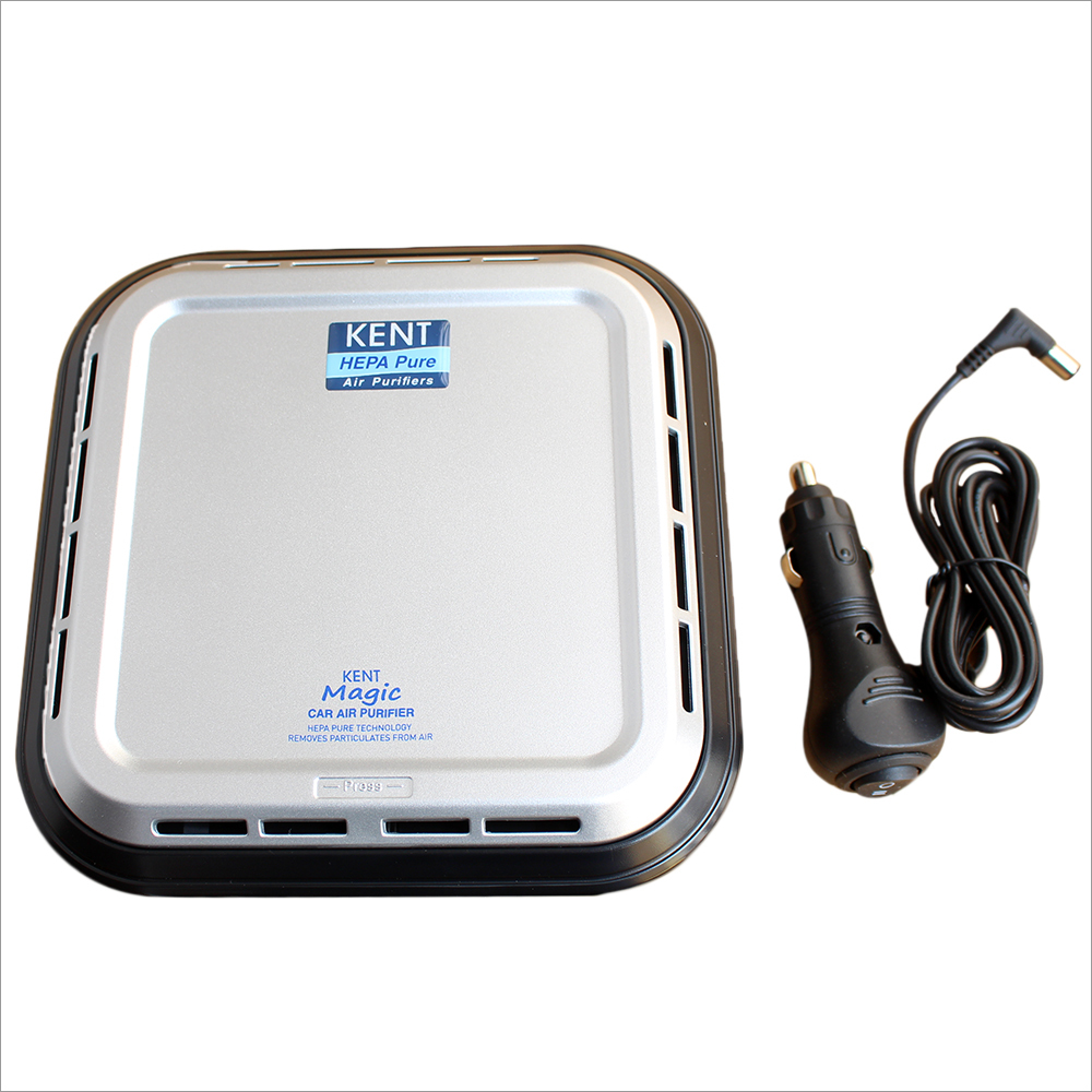 Car Air Purifier - ABS Plastic, 10x10x3 cm, 200 grams | HEPA Filter, Compact Design, Easy Use, Air Purification, Odor Removal