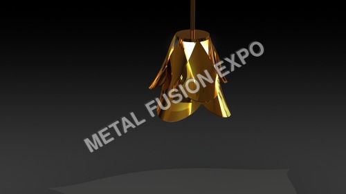 Flower Pendent Light Gold
