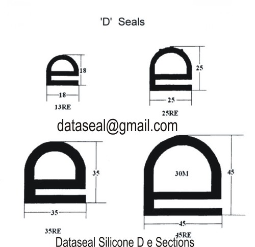 Silicone D seal