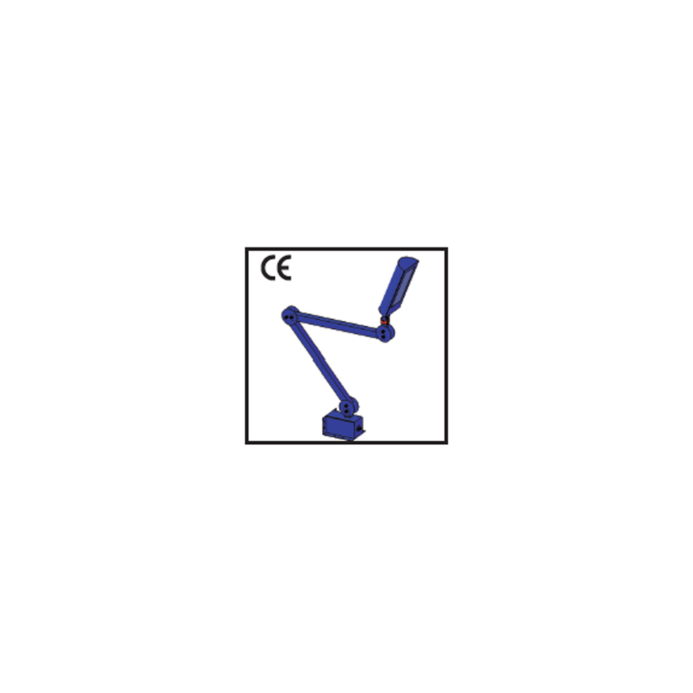 2 Arms-18W-24VDC Energy Saving Machine Lamps