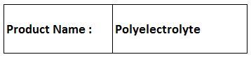Polyelectrolyte