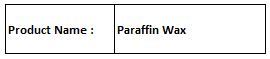 Paraffin Wax