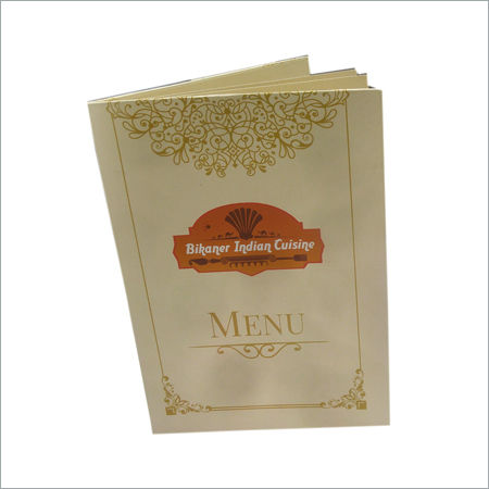 Menu Card Printing Services By MAGIEC ADVERTIZEMENT