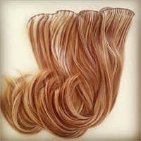Hand Tied Hair Weft Extension