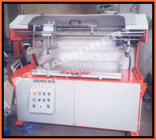 Semi Auto Flat Screen Printing Machine