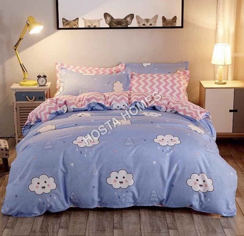 Raining Design Cotton Comforter Set 4 Pcs