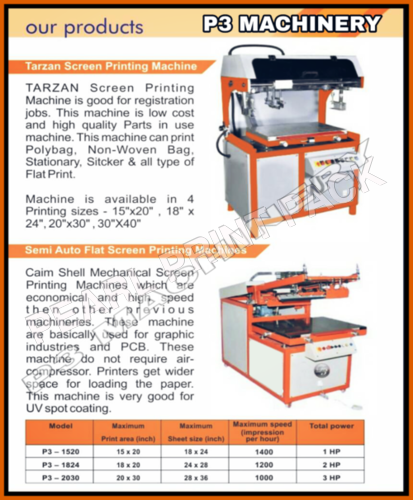 Manual Screen Printing machine
