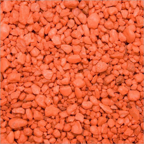 Orange Colour Aquarium Gravel
