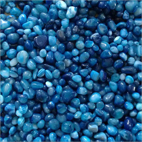 Blue Polished Pebble