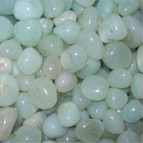 Aqua Colour Polished Pebble