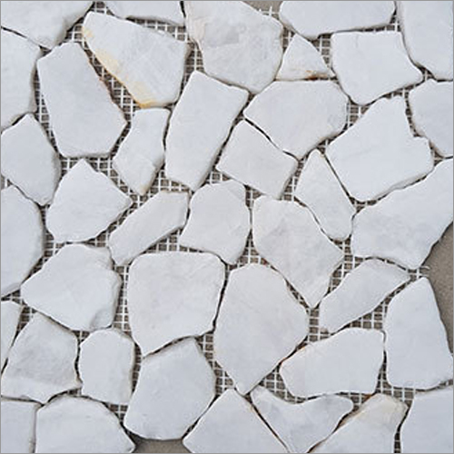 White Polished Stone Tile