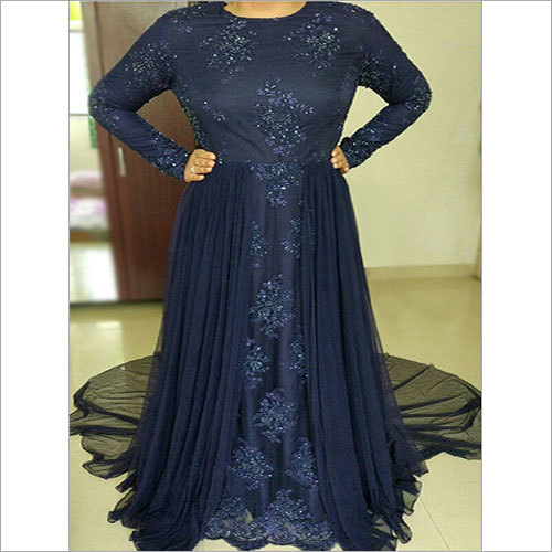 All Embroidered Gown