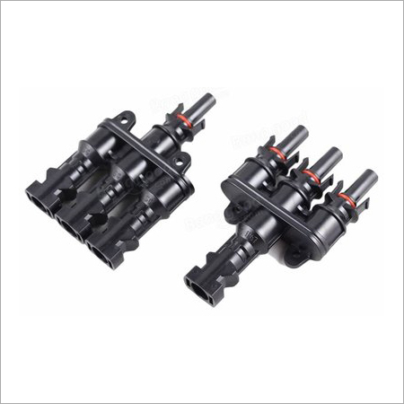 Cinco Solar MC4 3 to 1 T Style Branch Connectors - XLPE, Waterproof IP67, High Current Carrying Capacity, UV Resistant, CE & TUV Approved