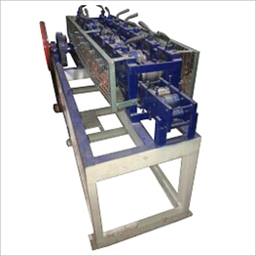 Roll Forming-Patti Making Machine - Mild Steel, Variable Dimensions, Blue | High Output, Easy Operation, Durable Design, Low Maintenance, Fast Function