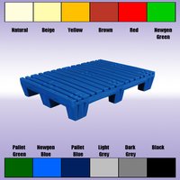 4 Way-non Reversible Storage Pallet