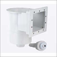 Wall Skimmer - Abs Plastic, 12x12x12 Inches, White | 50 Gpm Flow Rate, 5 Lbs Weight, Ideal For Pools, Spas, And Fountains