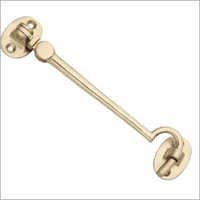 Brass Cabin Hook - Polished Finish , Rust Resistant And Durable Design For Doors And Shutters