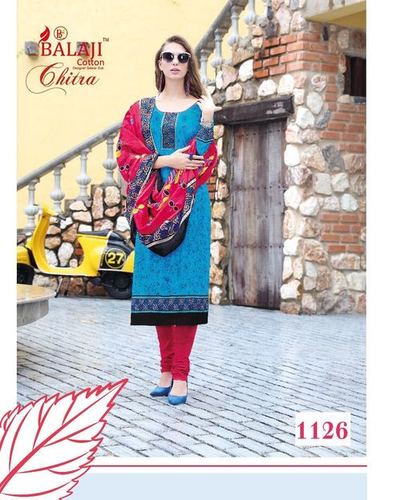 Balaji Cotton Printed Dress Material