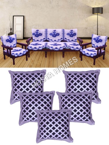 Multicolour 11 Piece Sofa Cover - 5 Seater