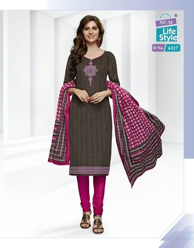 Cotton printed dress materials mcm advance vol-14