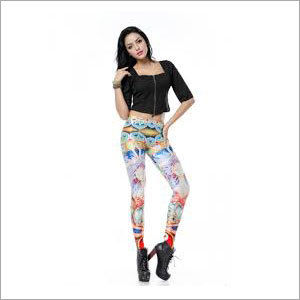 Multicolour Girl Leggings