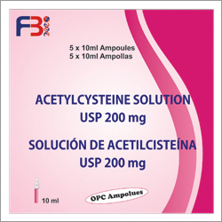 Acetylcysteine Solution USP 200mg (Ampoules)