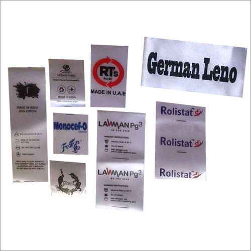Satin Printed Label