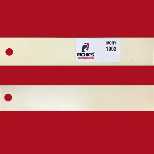 Red & White Ivory Edge Band Tape