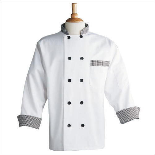 Chef Coat Collar Type: Round Collar