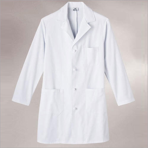 Lab Coat - Cotton with Polo Collar , Modern Unisex Full Sleeves Design | Waterproof, Non-Toxic, Washable, No Fade, Dry Cleaning Friendly
