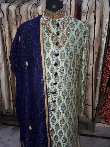 Silk sherwani