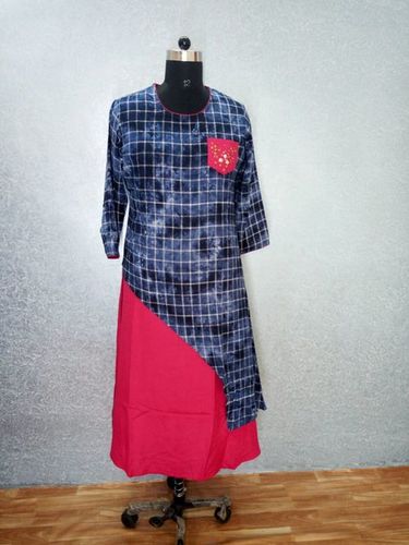 Multi Colour Printed Kurti
