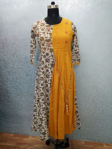 Double Shade Cotton Kurti