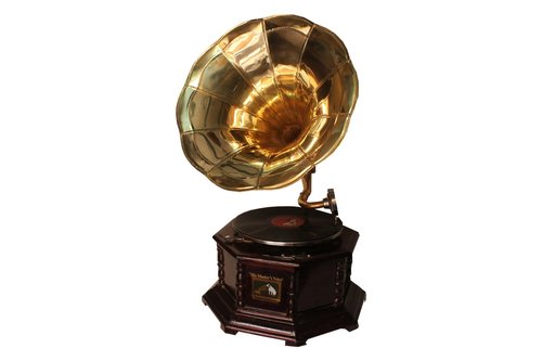 Octagonal Gramophone Body Material: Wood
