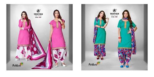 Cotton patiyala suits deeptex pichkari vol-10