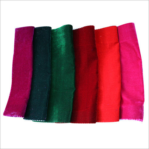 Plain Poly Velvet Fabric