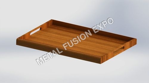 Flat Wooden Serving Tray