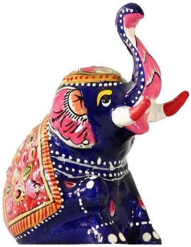 Metal Meenakari Appu Elephant