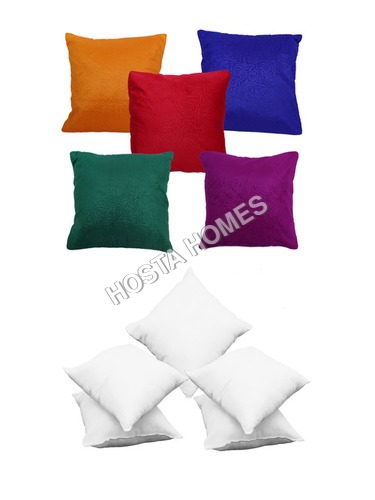 Multicolor Cushion Cover :: 5 Pieces Plain Cushion Cover Combo
