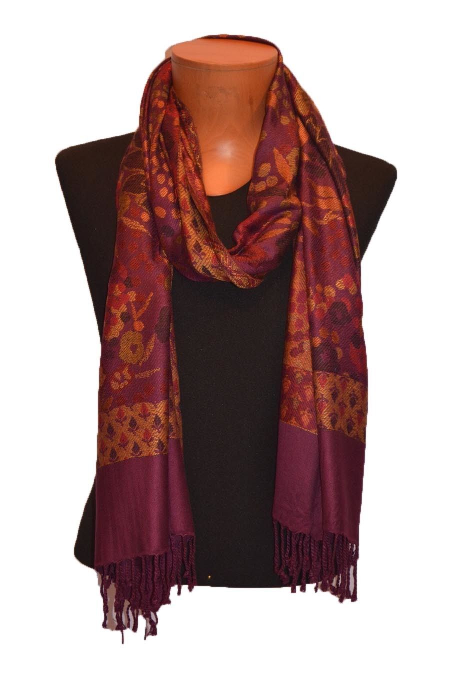 Viscose jamavar 1/6 Scarf