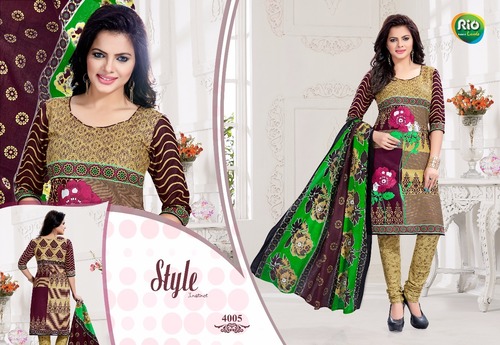Cotton printed dress materials laado rio vol-4