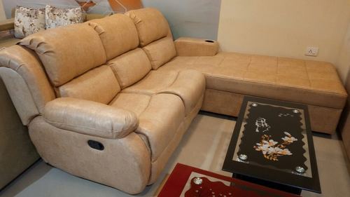 Single Recliner With Cup holder and Launger