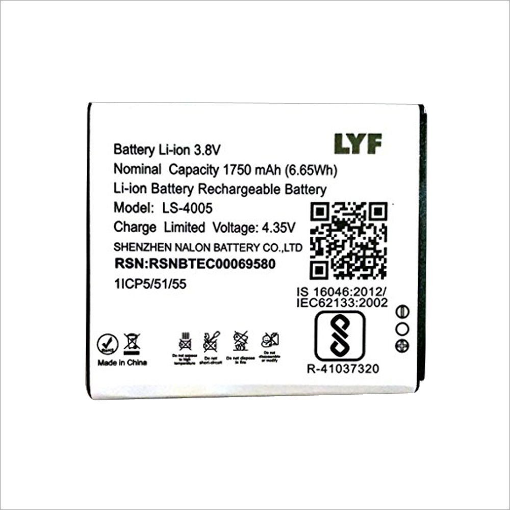 Battery for Reliance LYF Flame 6 Mobile1
