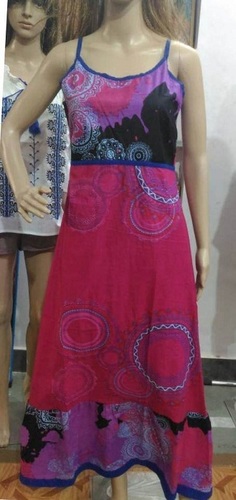 OEM Latest Design Printed Sleeveless Cotton Short Kaftan Abaya Women Evening Dress mandala